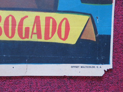 CADENA DE MENTIRAS FOLDED MEXICAN POSTER ADALBERTO MARTINEZ LUCY GONZALEZ 1955 - Rendezvous Cinema