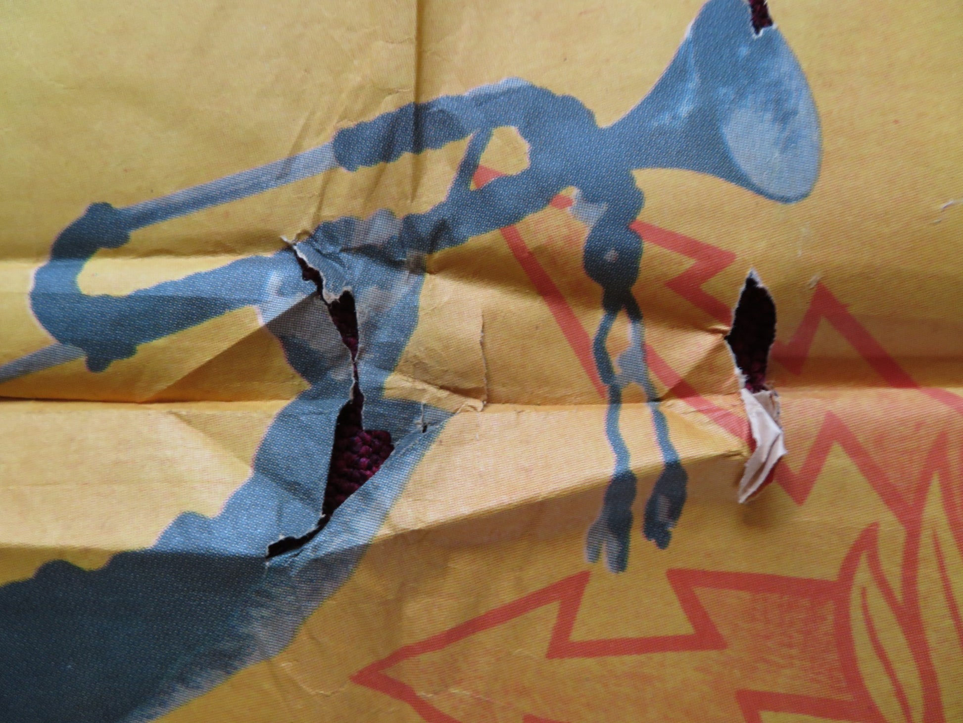 CUNA DE VALIENTES FOLDED MEXICAN POSTER VALENTIN TRUJILLO ENRIQUE RAMBAL 1972 - Rendezvous Cinema