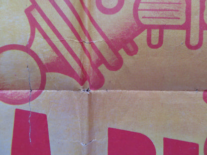 CUNA DE VALIENTES FOLDED MEXICAN POSTER VALENTIN TRUJILLO ENRIQUE RAMBAL 1972 - Rendezvous Cinema