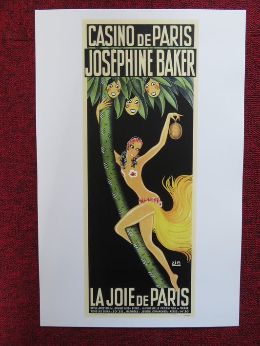 JOSEPHINE BAKER CASINO DE PARIS REPRODUCTION PHOTO JOSEPHINE BAKER 1930S