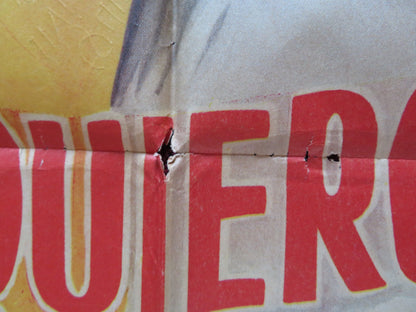 QUIERO VIVIR MI VIDA FOLDED MEXICAN POSTER RODOLFO DE ANDA ANGELICA MARIA 1973 - Rendezvous Cinema