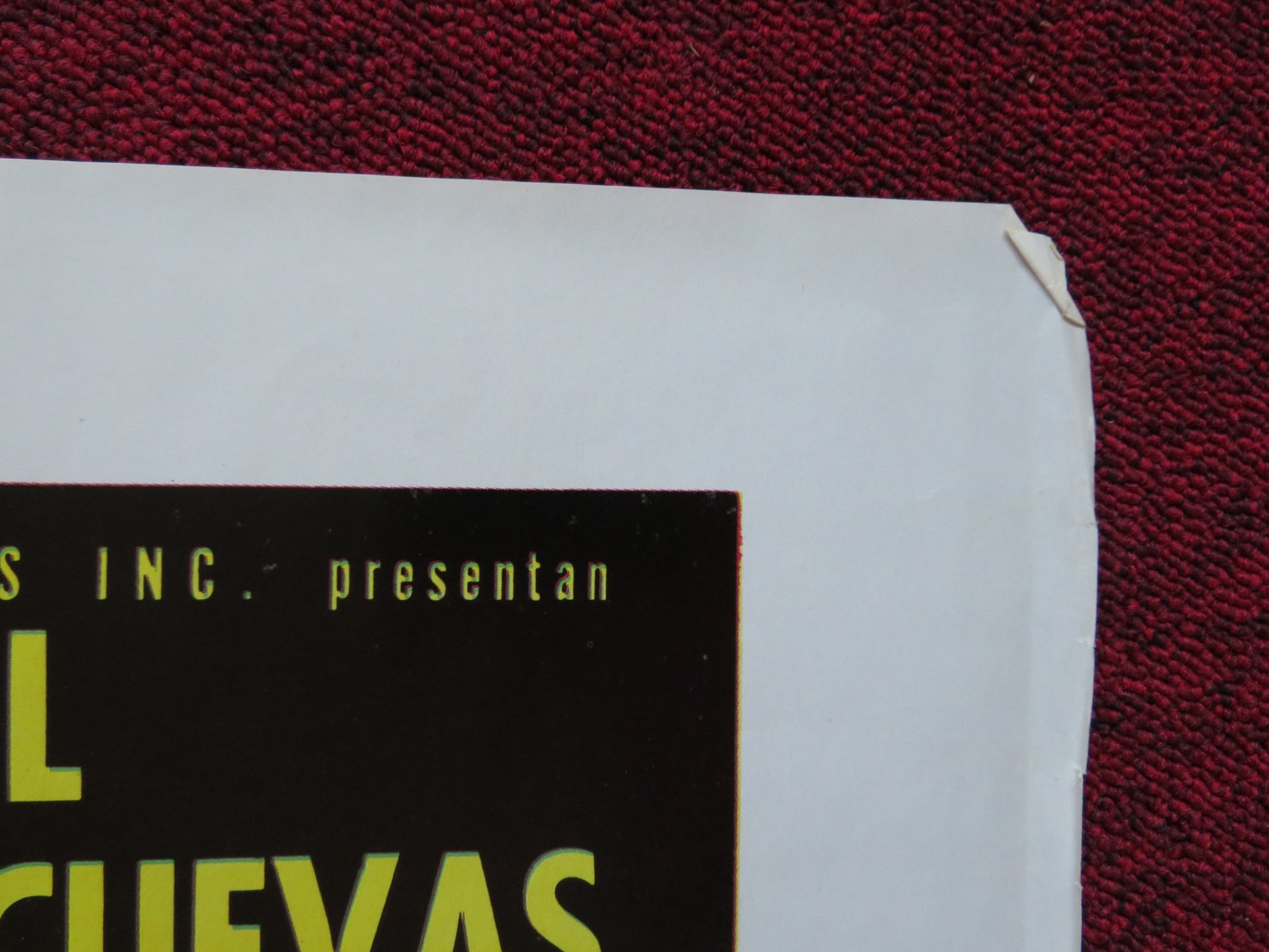 ASALTO EN TIJUANA FOLDED MEXICAN POSTER MARIO ALMADA ROSENDA BERNAL 1984 - Rendezvous Cinema