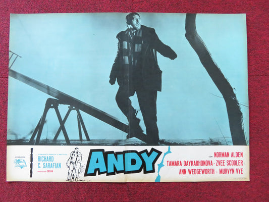 ANDY - A ITALIAN FOTOBUSTA POSTER NORMAN ALDEN TAMARA DAYKARHONOVA 1965 - Rendezvous Cinema