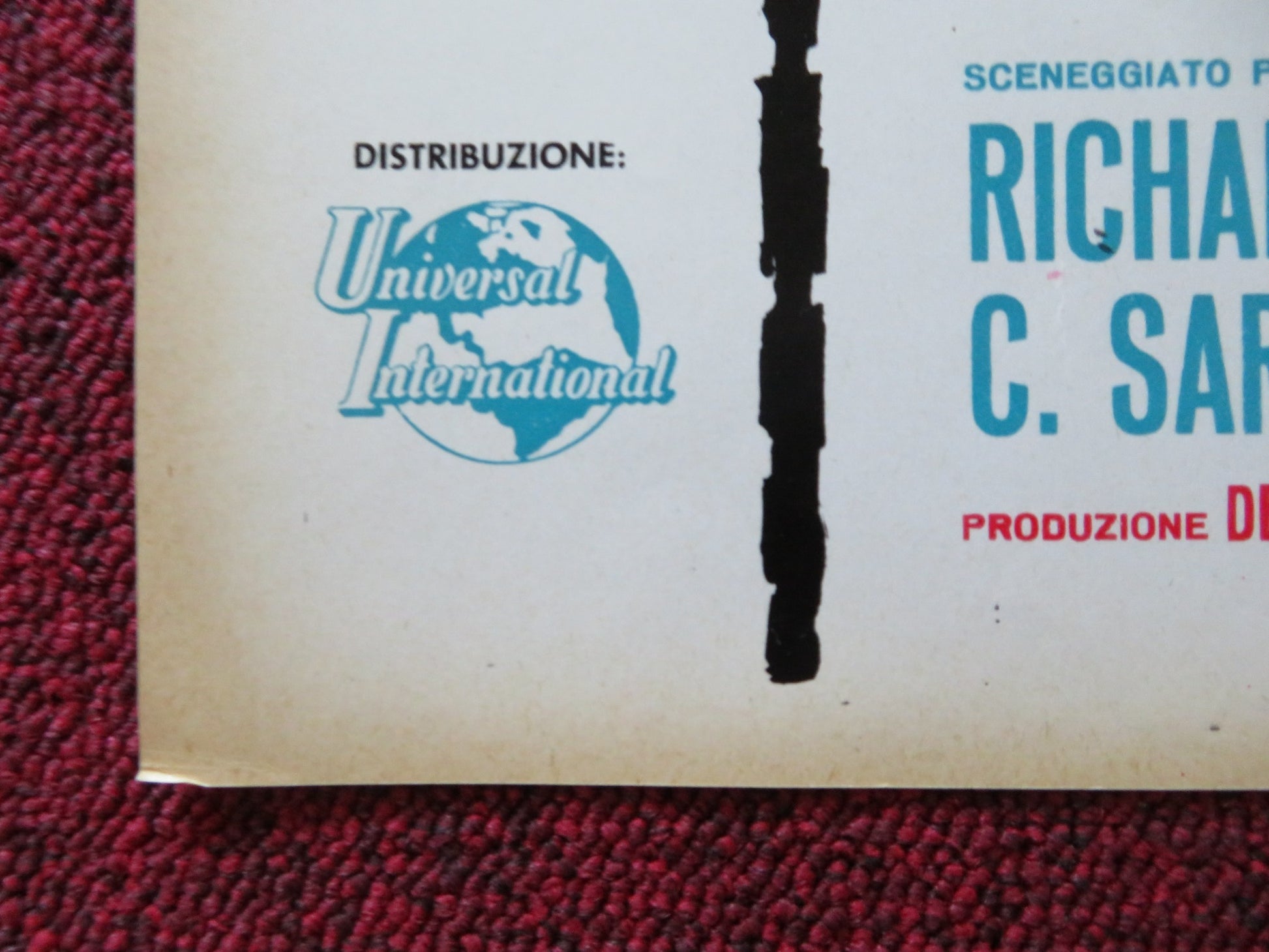 ANDY - A ITALIAN FOTOBUSTA POSTER NORMAN ALDEN TAMARA DAYKARHONOVA 1965 - Rendezvous Cinema