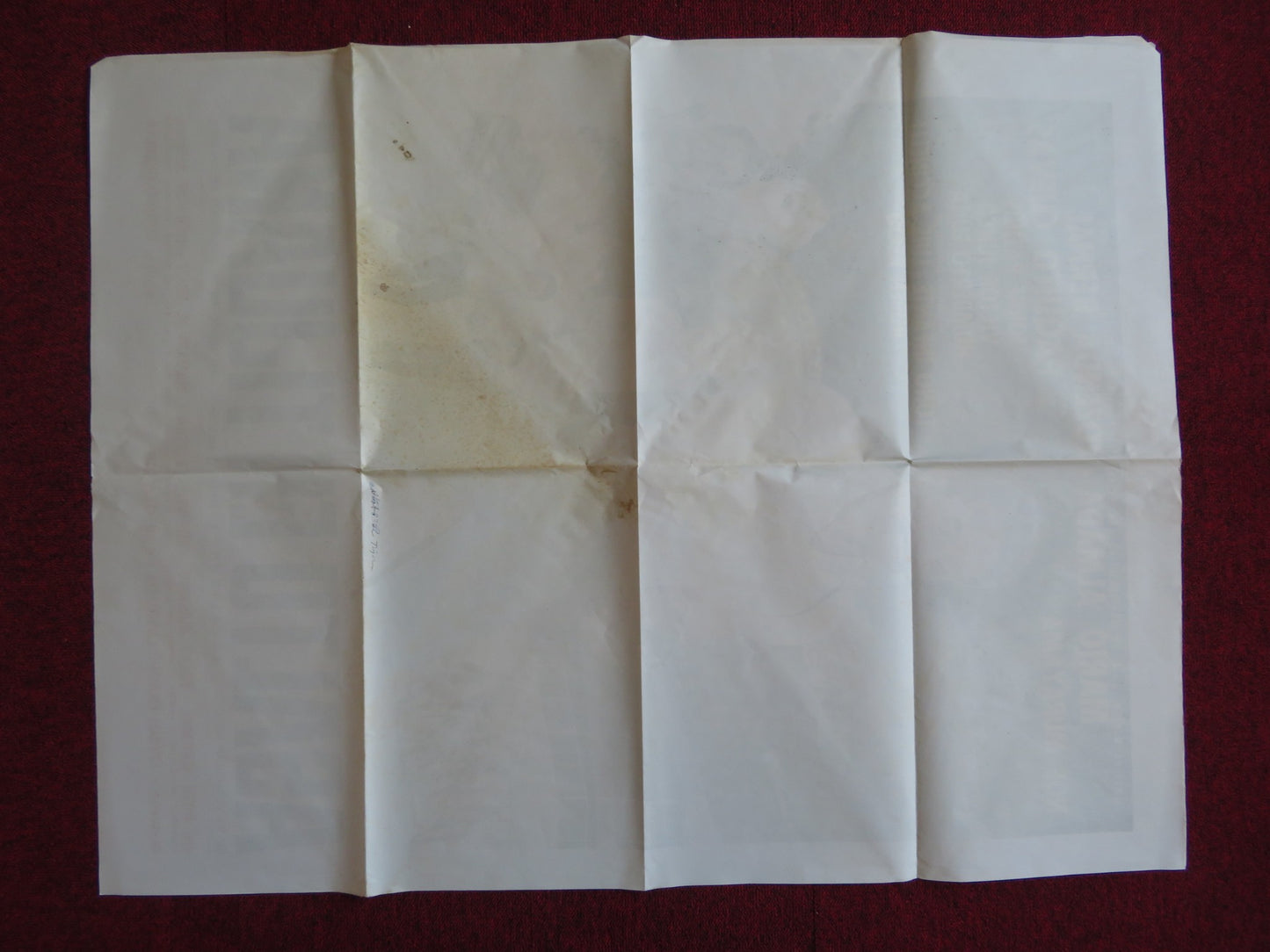 ASALTO EN TIJUANA FOLDED MEXICAN POSTER MARIO ALMADA ROSENDA BERNAL 1984 - Rendezvous Cinema