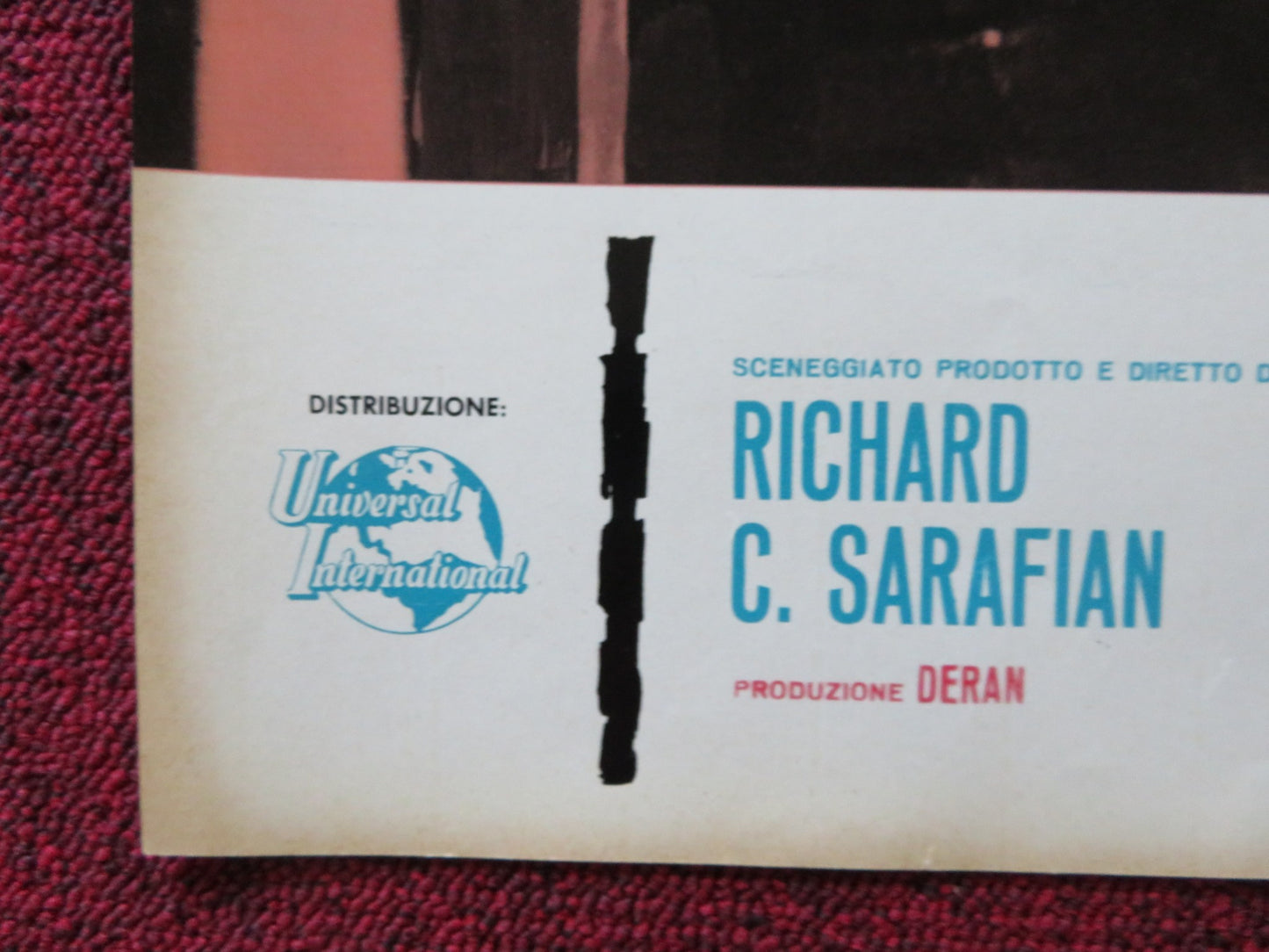 ANDY - B ITALIAN FOTOBUSTA POSTER NORMAN ALDEN TAMARA DAYKARHONOVA 1965 - Rendezvous Cinema