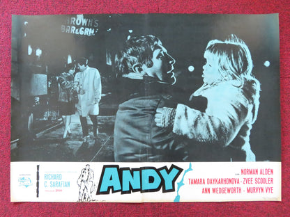 ANDY - C ITALIAN FOTOBUSTA POSTER NORMAN ALDEN TAMARA DAYKARHONOVA 1965 - Rendezvous Cinema