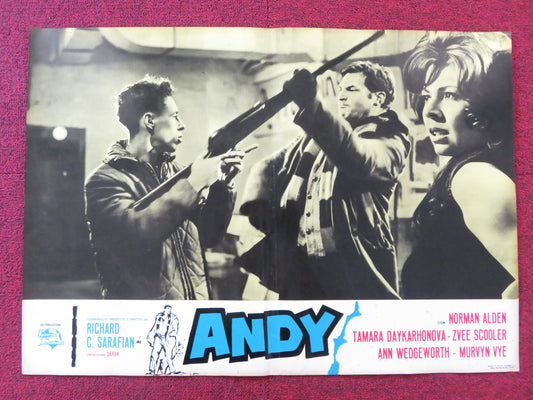 ANDY - D ITALIAN FOTOBUSTA POSTER NORMAN ALDEN TAMARA DAYKARHONOVA 1965 - Rendezvous Cinema