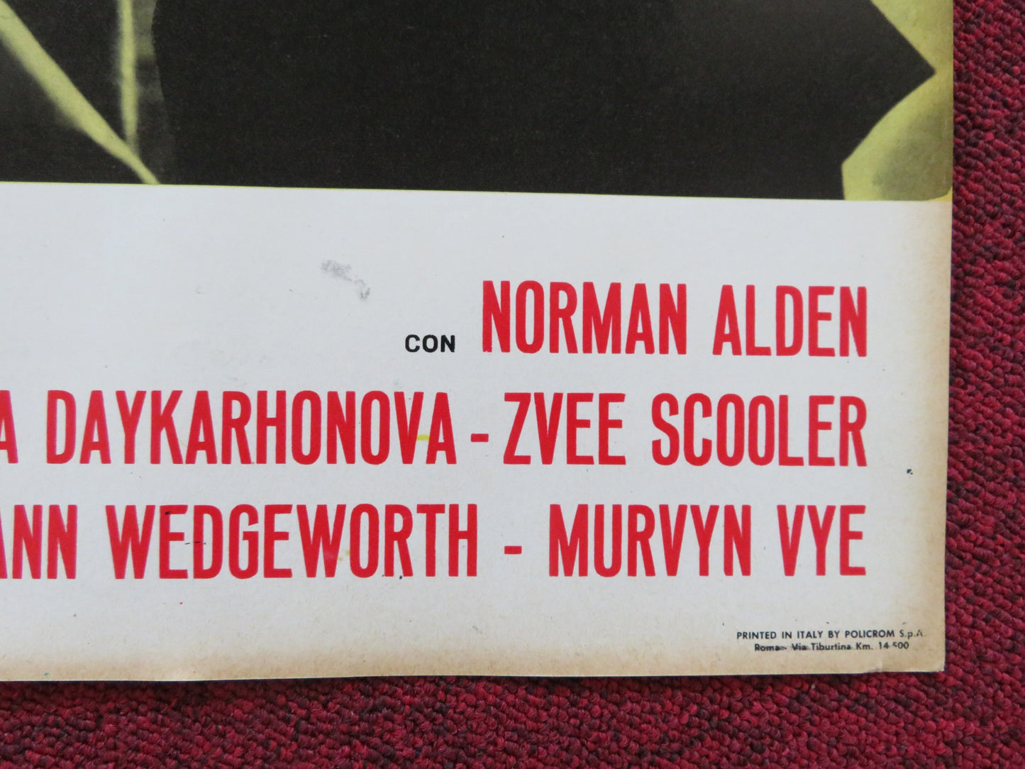 ANDY - D ITALIAN FOTOBUSTA POSTER NORMAN ALDEN TAMARA DAYKARHONOVA 1965 - Rendezvous Cinema