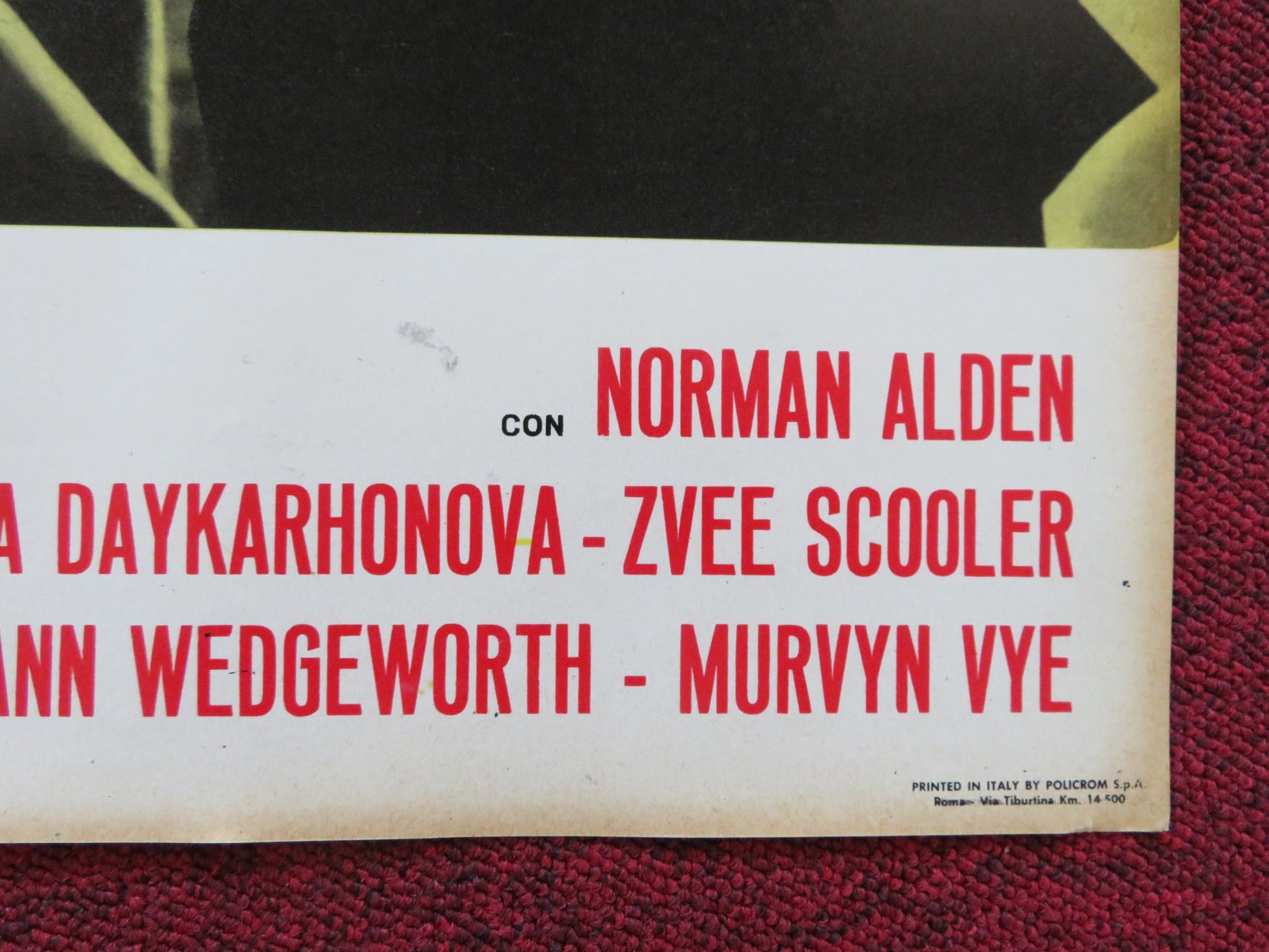 ANDY - D ITALIAN FOTOBUSTA POSTER NORMAN ALDEN TAMARA DAYKARHONOVA 1965 - Rendezvous Cinema