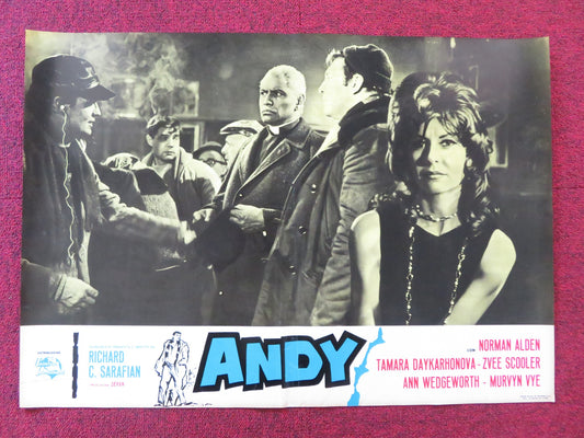 ANDY - E ITALIAN FOTOBUSTA POSTER NORMAN ALDEN TAMARA DAYKARHONOVA 1965 - Rendezvous Cinema