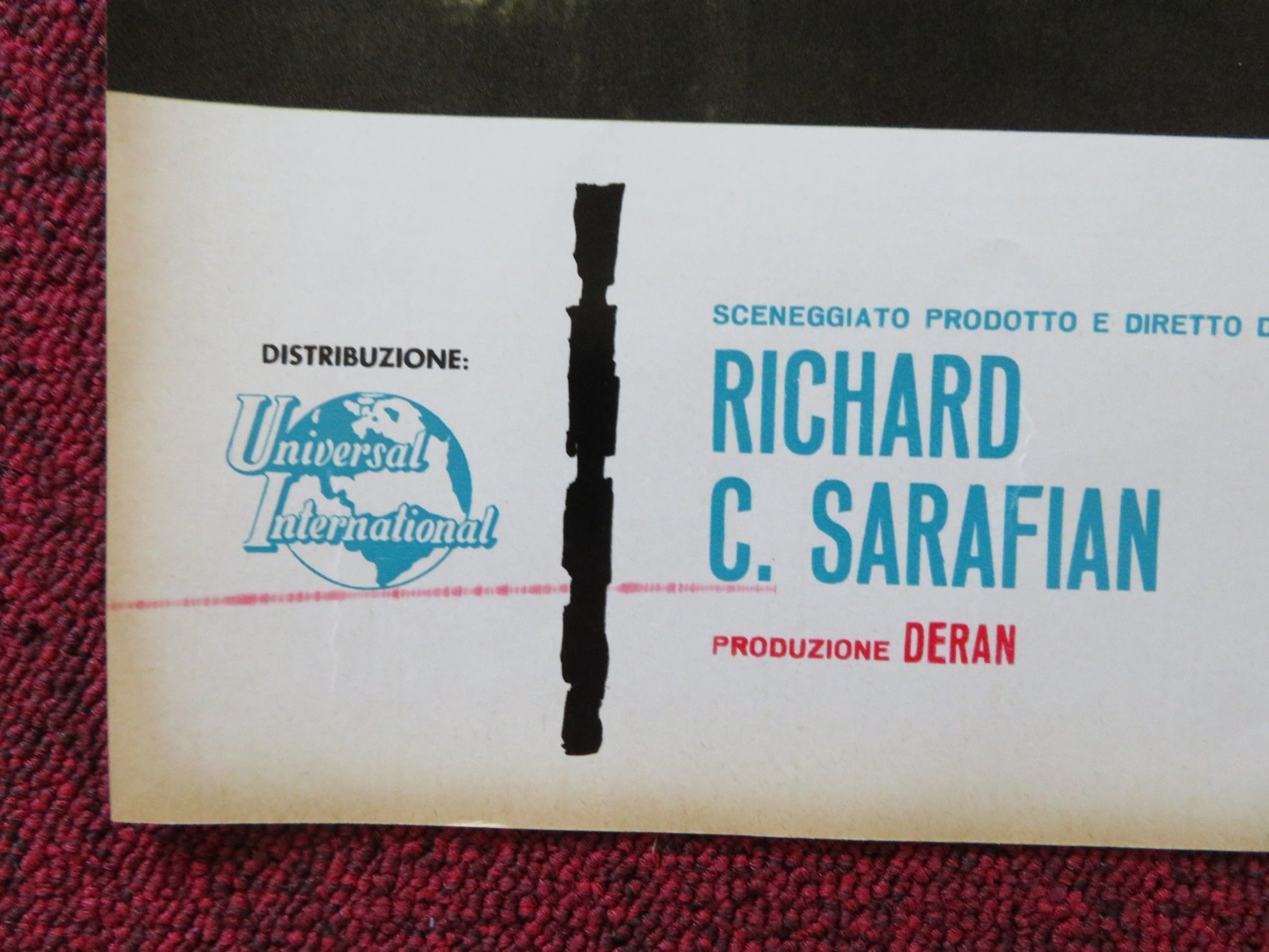 ANDY - E ITALIAN FOTOBUSTA POSTER NORMAN ALDEN TAMARA DAYKARHONOVA 1965 - Rendezvous Cinema