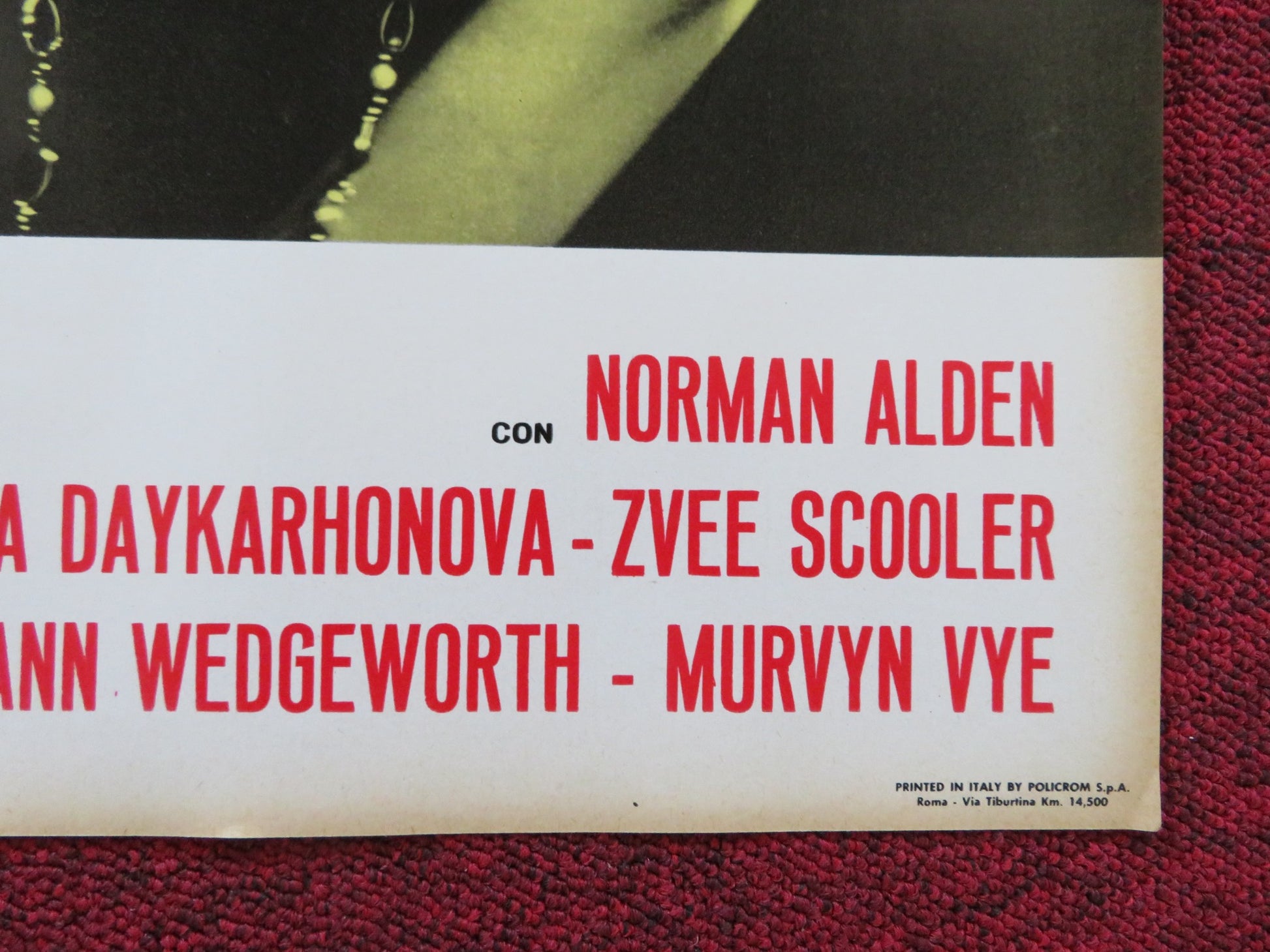 ANDY - E ITALIAN FOTOBUSTA POSTER NORMAN ALDEN TAMARA DAYKARHONOVA 1965 - Rendezvous Cinema