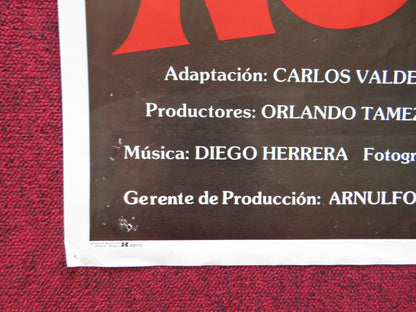 ASESINO NOCTURNO FOLDED MEXICAN POSTER ANDRES GARCIA GREGORIO CASAL 1988 - Rendezvous Cinema