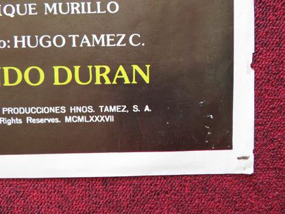 ASESINO NOCTURNO FOLDED MEXICAN POSTER ANDRES GARCIA GREGORIO CASAL 1988 - Rendezvous Cinema