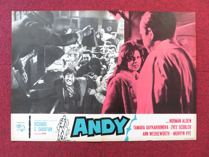 ANDY - H ITALIAN FOTOBUSTA POSTER NORMAN ALDEN TAMARA DAYKARHONOVA 1965 - Rendezvous Cinema