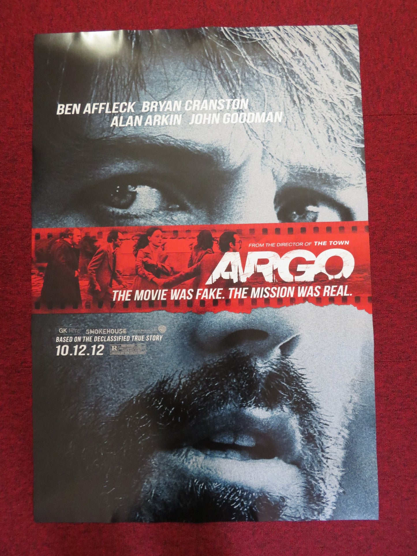 ARGO US ONE SHEET ROLLED POSTER BEN AFFLECK BRYAN CRANSTON 2012 - Rendezvous Cinema