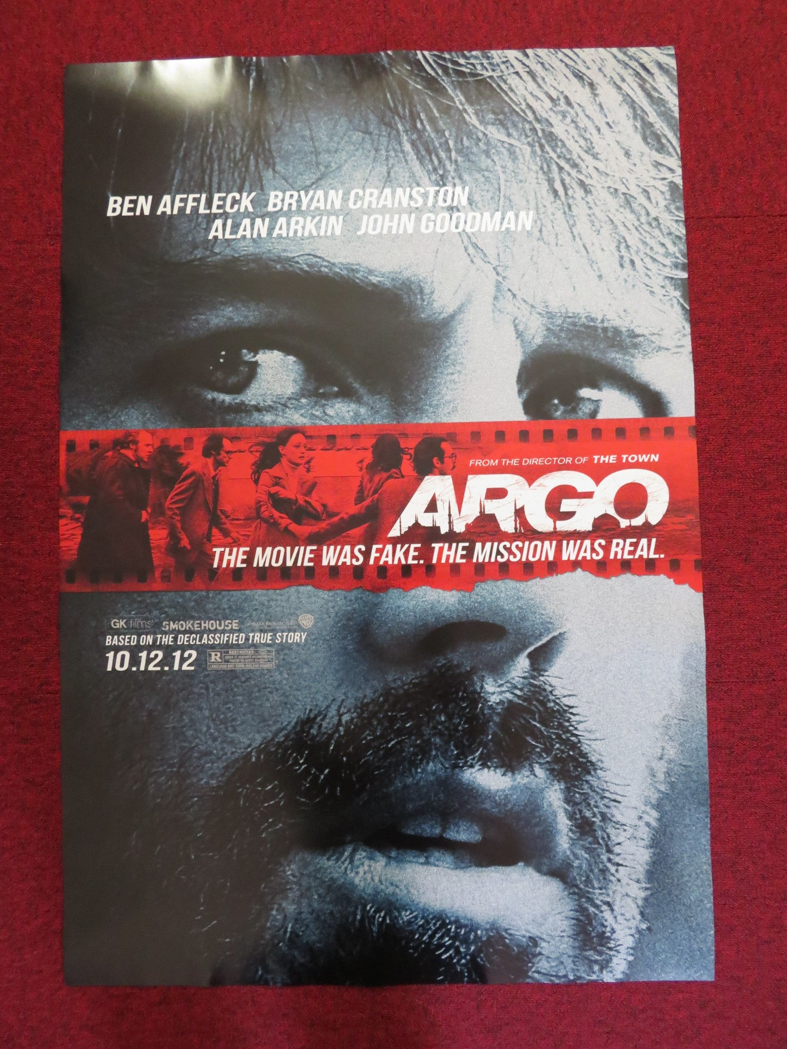ARGO US ONE SHEET ROLLED POSTER BEN AFFLECK BRYAN CRANSTON 2012 - Rendezvous Cinema