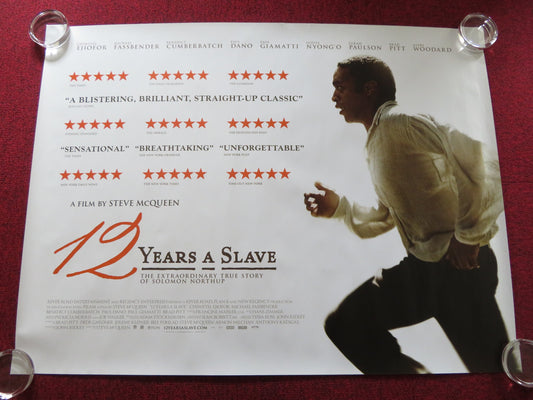 12 YEARS A SLAVE UK QUAD ROLLED POSTER CHIWETEL EJIOFOR DWIGHT HENRY 2013