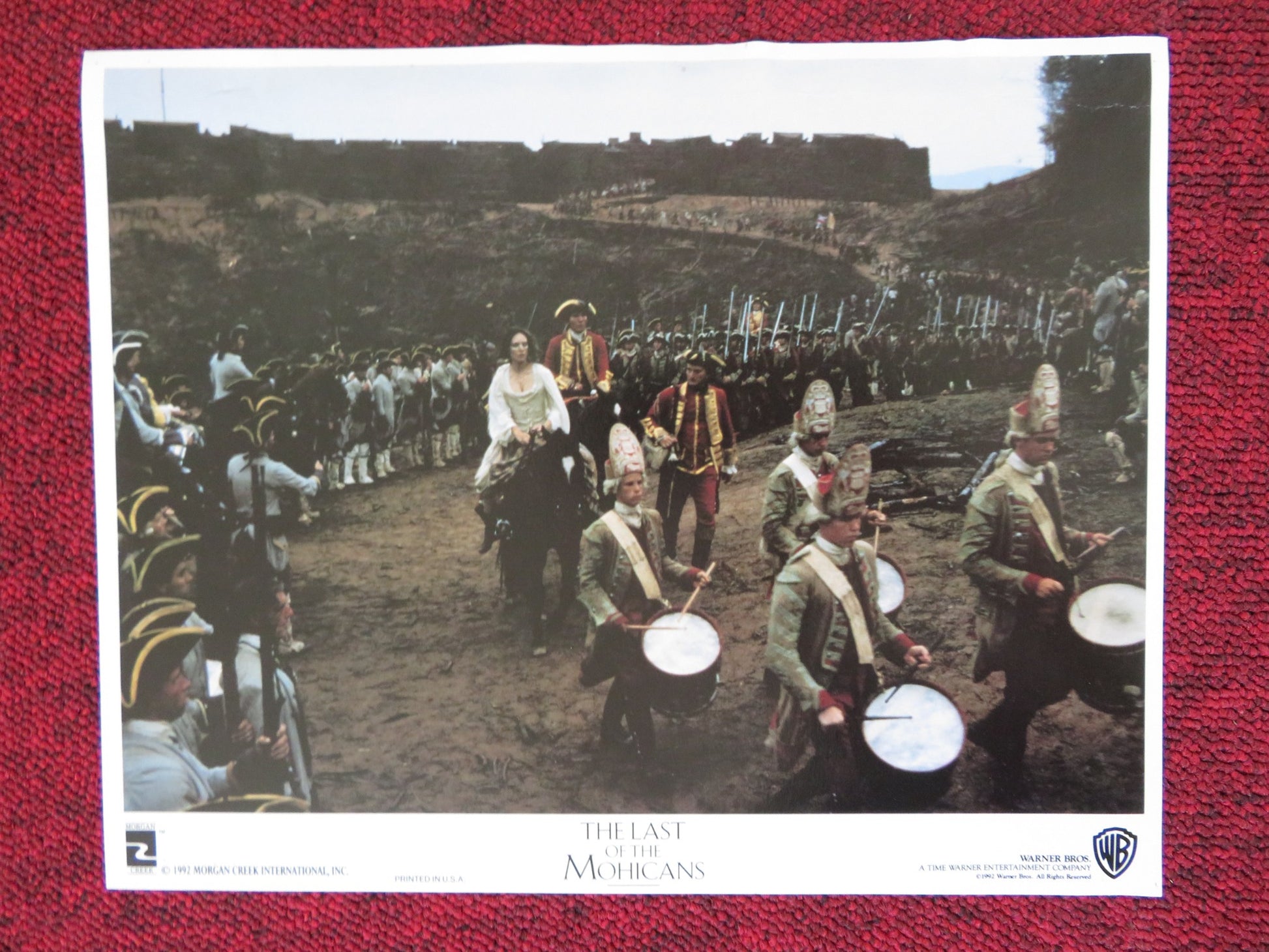 THE LAST OF THE MOHICANS - C LOBBY CARD DANIEL DAY-LEWIS MADELEINE STOWE 1992 - Rendezvous Cinema