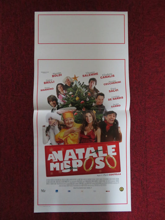ANATALE MISPOSO ITALIAN LOCANDINA POSTER MASSIMO BOLDI NANCY BRILLI 2010 - Rendezvous Cinema