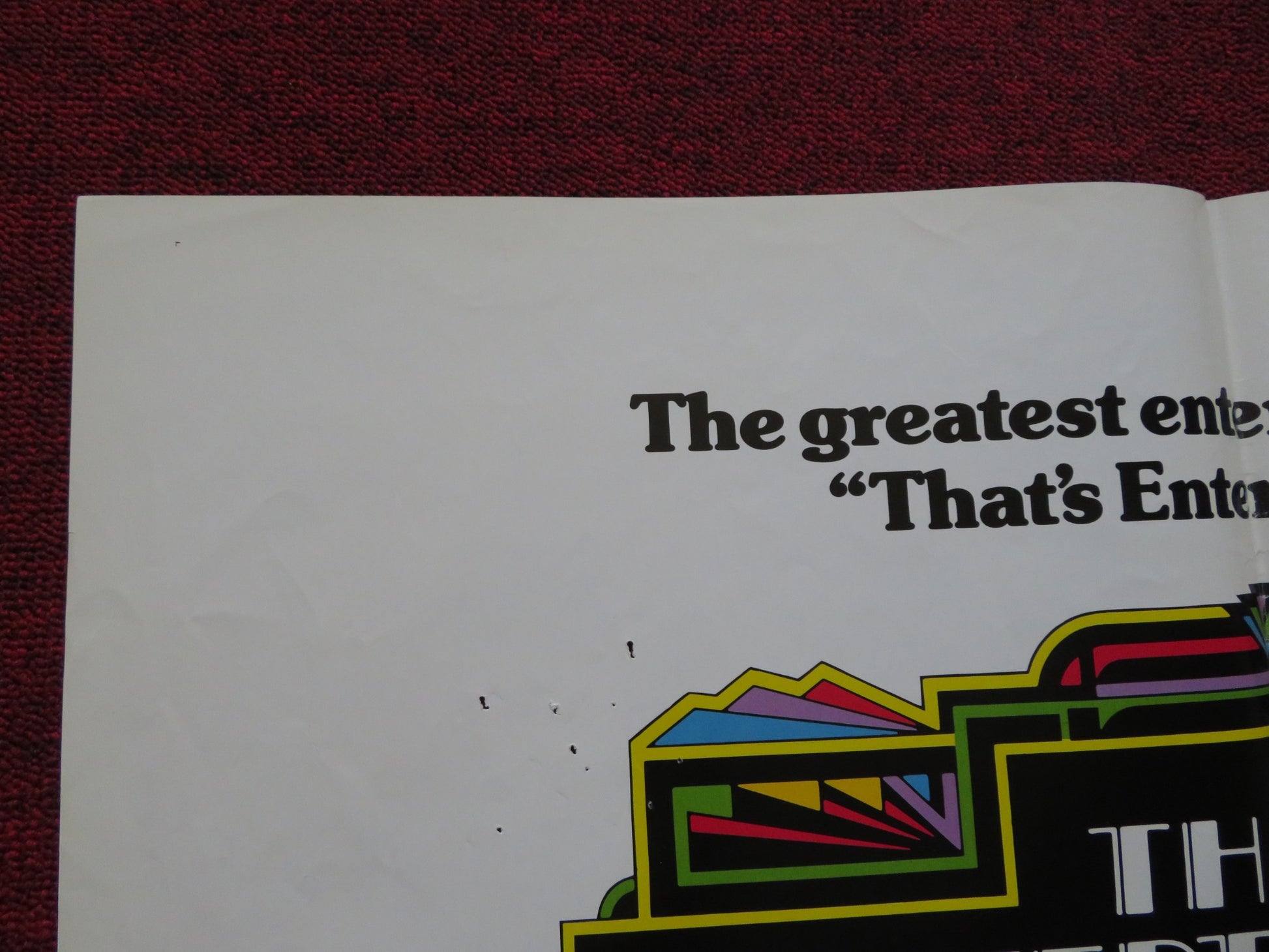 THAT'S ENTERTAINMENT, PART II -STYLE B FOLDED US ONE SHEET POSTER F. ASTAIRE '76 - Rendezvous Cinema