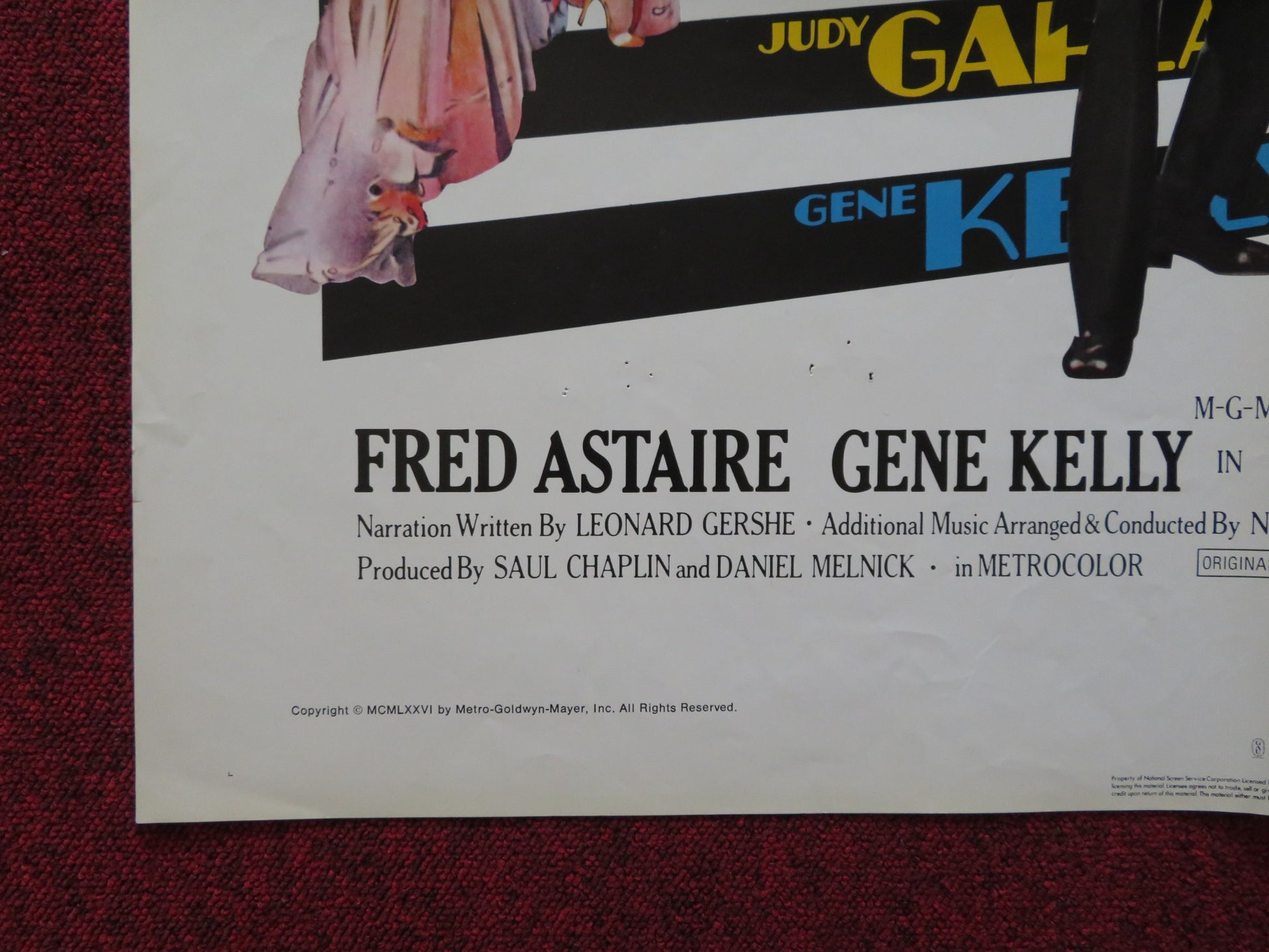 THAT'S ENTERTAINMENT, PART II -STYLE B FOLDED US ONE SHEET POSTER F. ASTAIRE '76 - Rendezvous Cinema