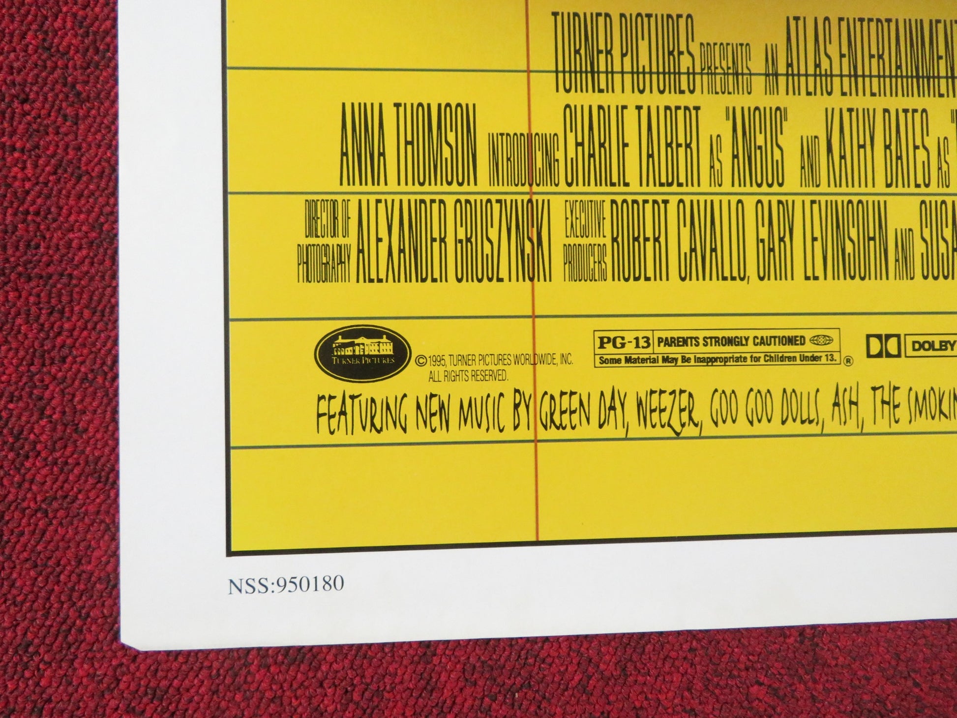 ANGUS FOLDED US ONE SHEET POSTER CHRIS OWEN GEORGE C.SCOTT 1995 - Rendezvous Cinema