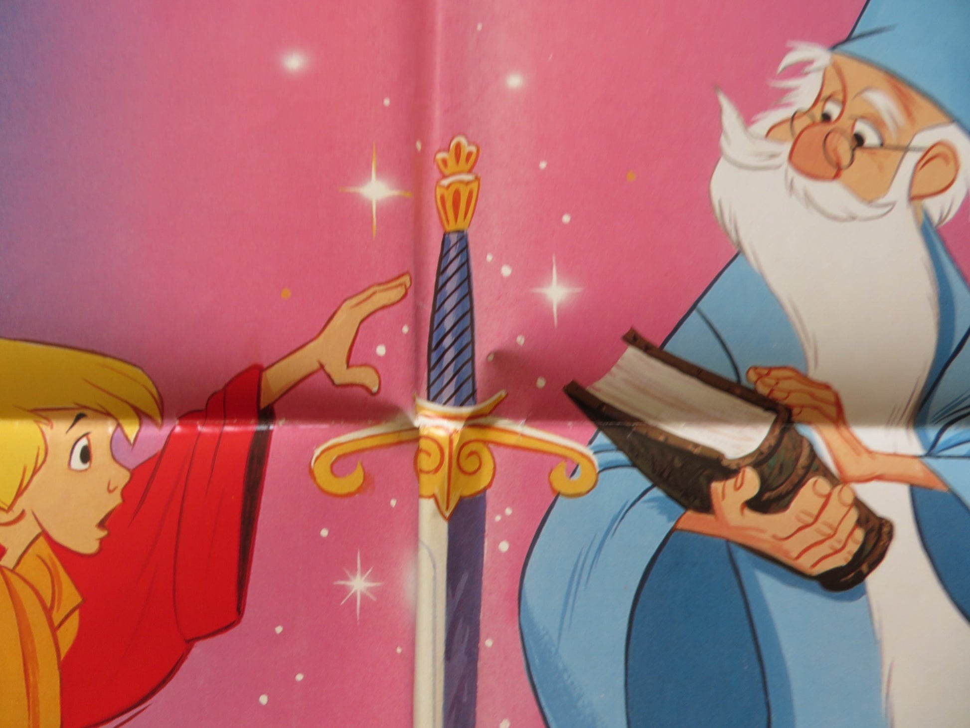 THE SWORD IN THE STONE / WINNIE THE POOH COMBO FOLDED US ONE SHEET POSTER 1983 - Rendezvous Cinema