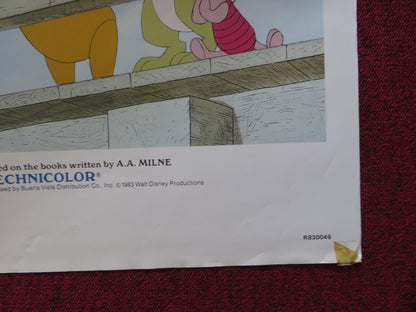 THE SWORD IN THE STONE / WINNIE THE POOH COMBO FOLDED US ONE SHEET POSTER 1983 - Rendezvous Cinema