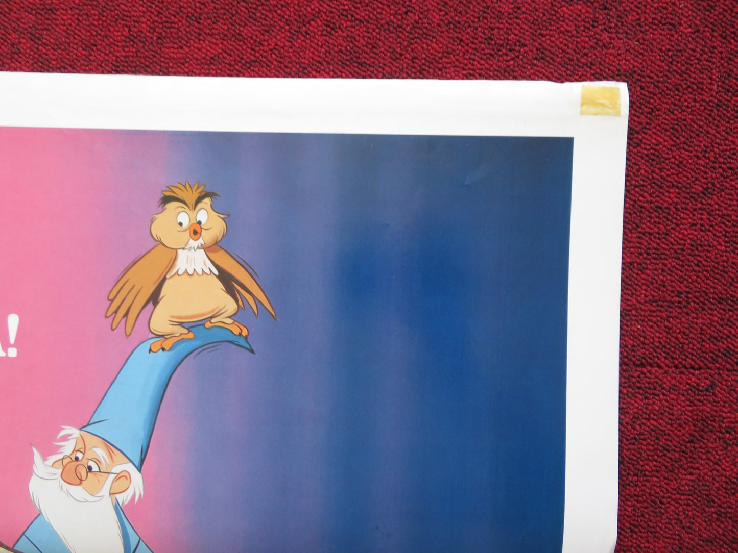 THE SWORD IN THE STONE / WINNIE THE POOH COMBO FOLDED US ONE SHEET POSTER 1983 - Rendezvous Cinema