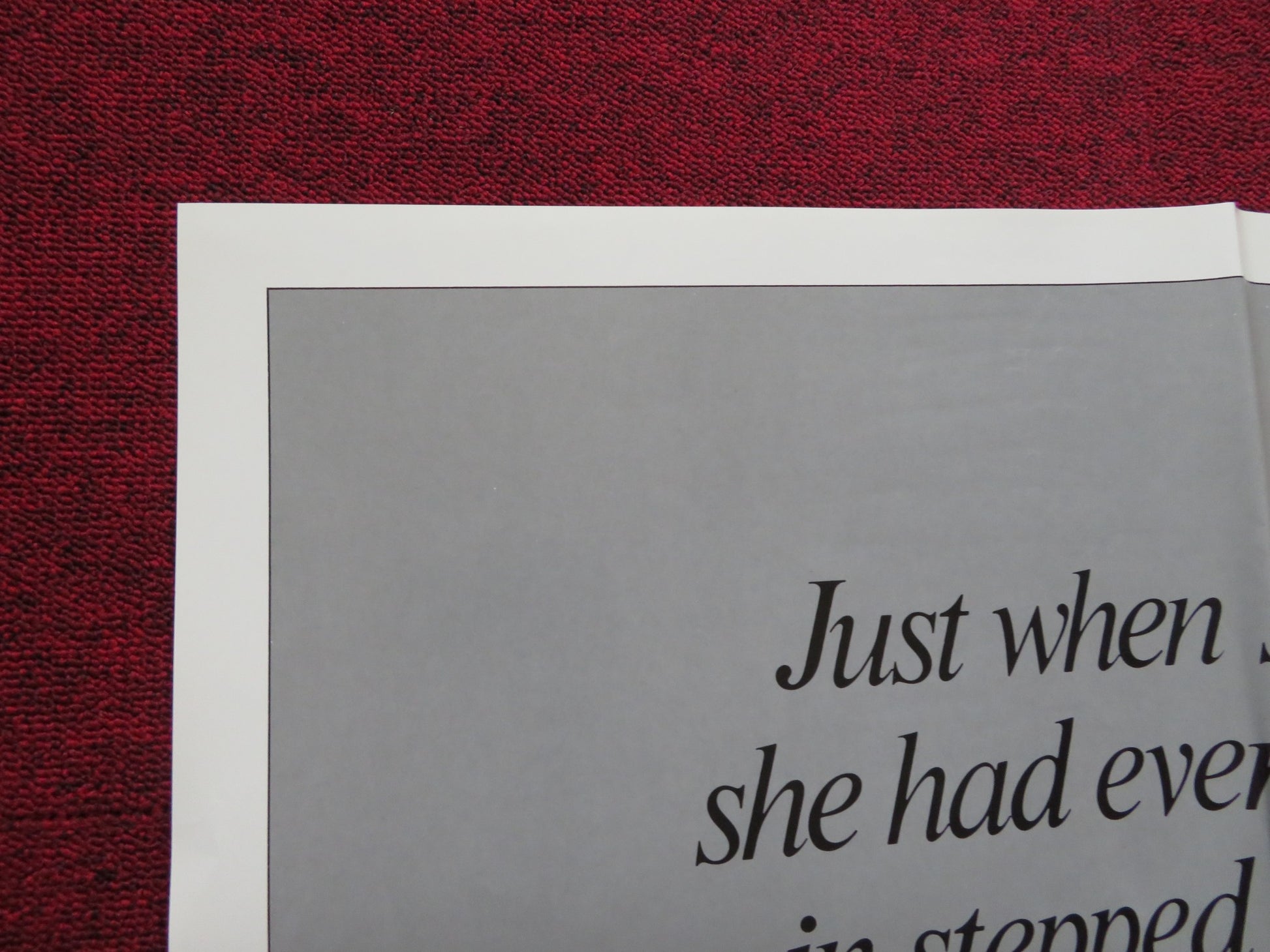 IT'S MY TURN - VERSION A FOLDED US ONE SHEET POSTER MICHAEL DOUGLAS 1980 - Rendezvous Cinema