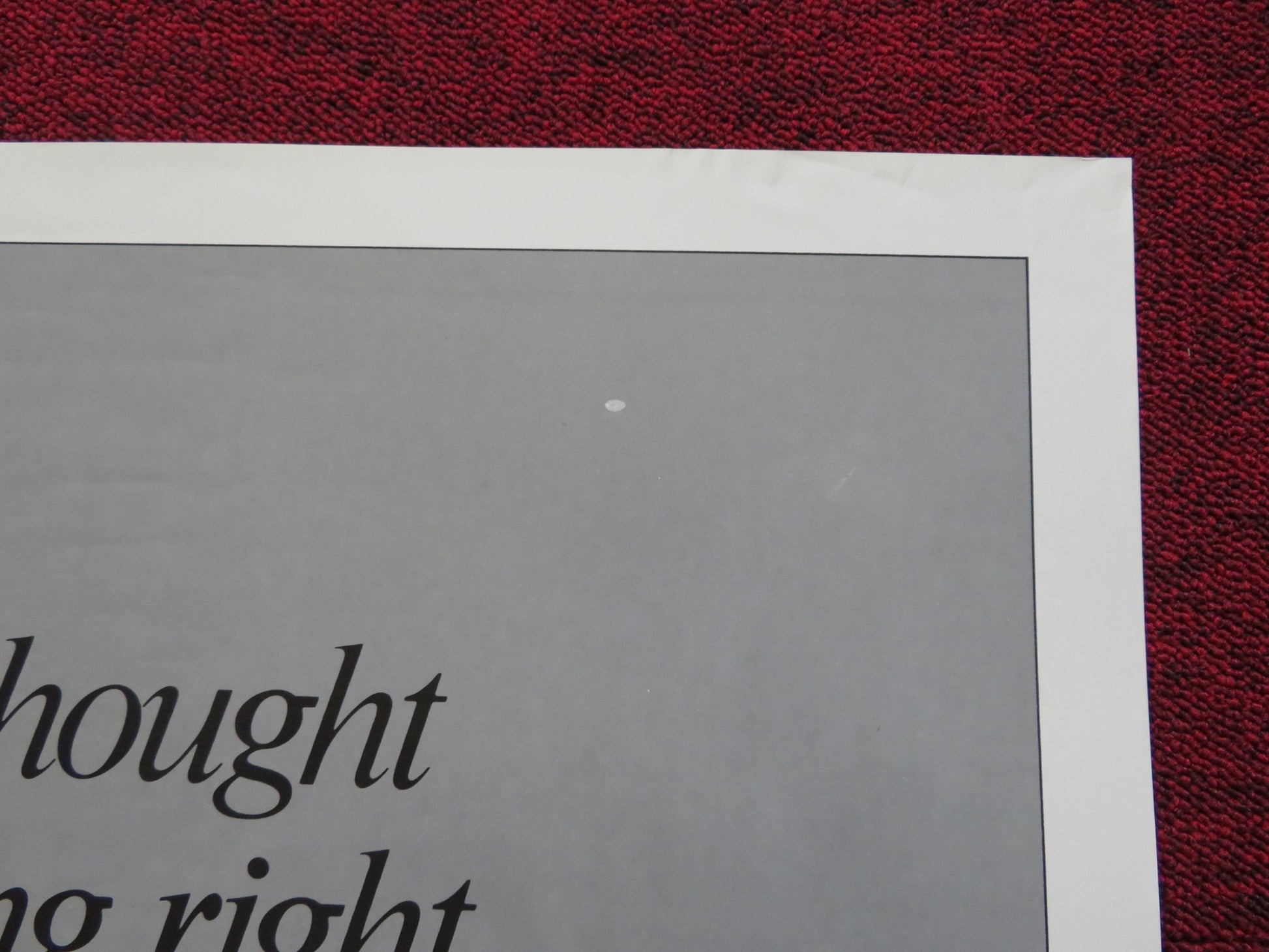 IT'S MY TURN - VERSION A FOLDED US ONE SHEET POSTER MICHAEL DOUGLAS 1980 - Rendezvous Cinema