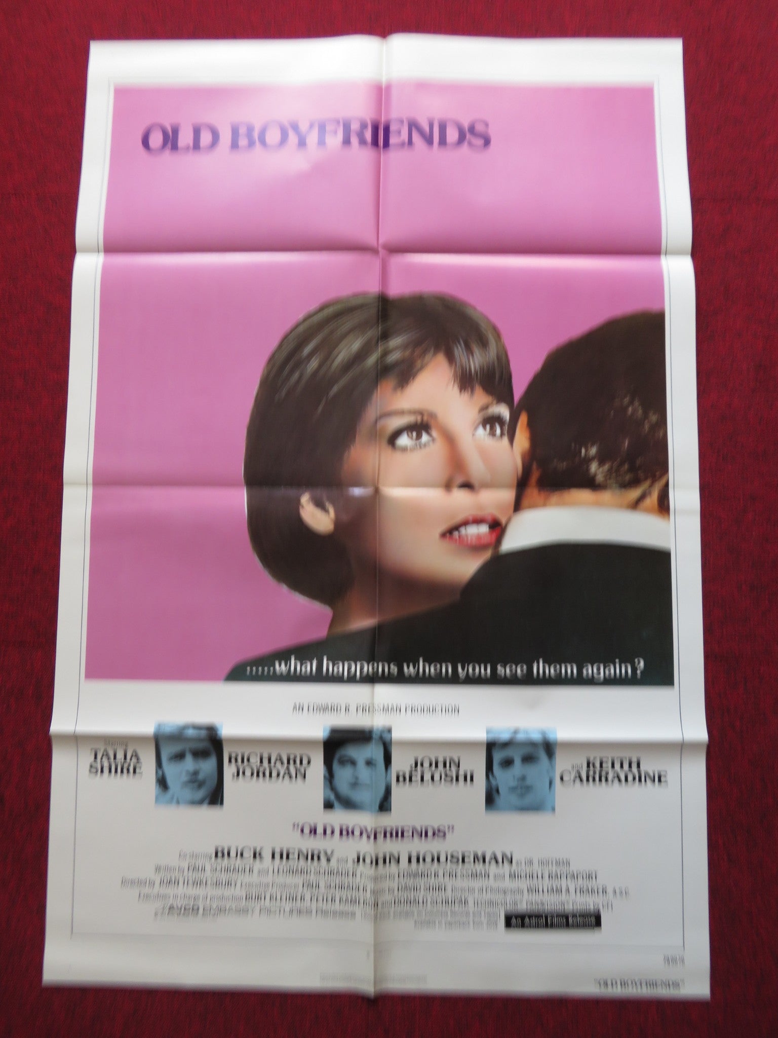 OLD BOYFRIENDS FOLDED US ONE SHEET POSTER TALIA SHIRE RICHARD JORDAN 1979 - Rendezvous Cinema
