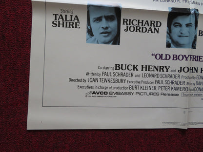 OLD BOYFRIENDS FOLDED US ONE SHEET POSTER TALIA SHIRE RICHARD JORDAN 1979 - Rendezvous Cinema