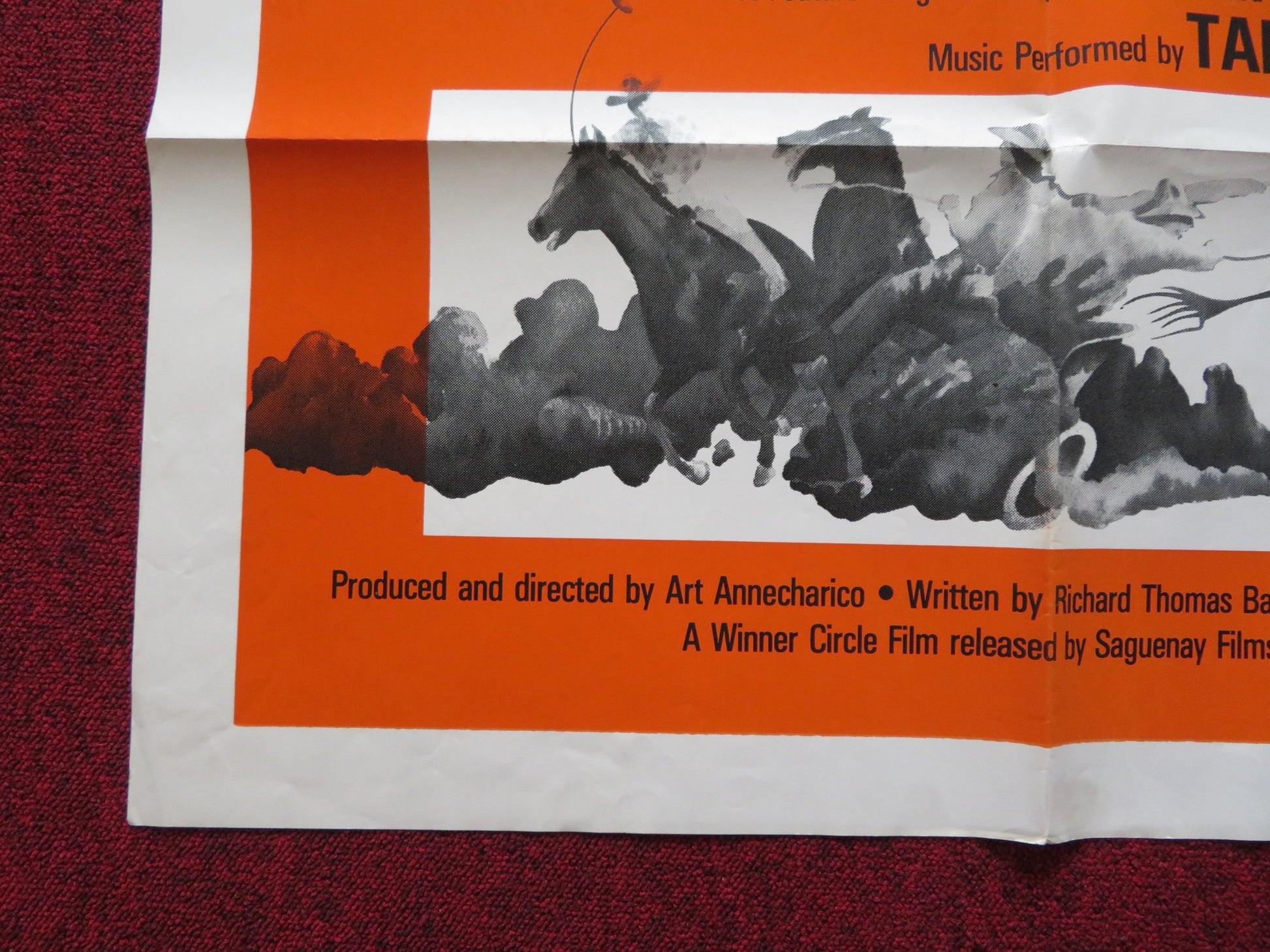 RUN FOR BLUE FOLDED US ONE SHEET POSTER REX ALLEN 1977 - Rendezvous Cinema