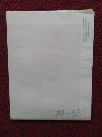 RUN FOR BLUE FOLDED US ONE SHEET POSTER REX ALLEN 1977 - Rendezvous Cinema