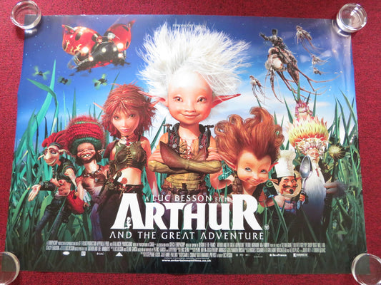 ARTHUR AND THE GREAT ADVENTURE UK QUAD (30"x 40") ROLLED POSTER S. GOMEZ 2009 - Rendezvous Cinema