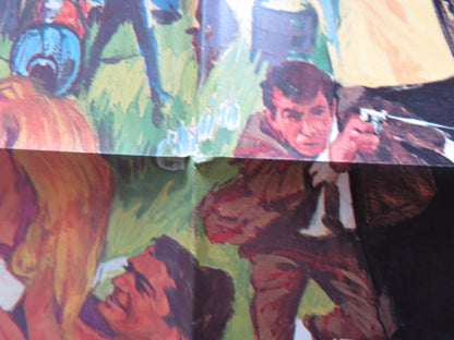 THE ROAD HUSTLERS FOLDED US ONE SHEET POSTER JIM DAVIS SCOTT BRADY 1968 - Rendezvous Cinema