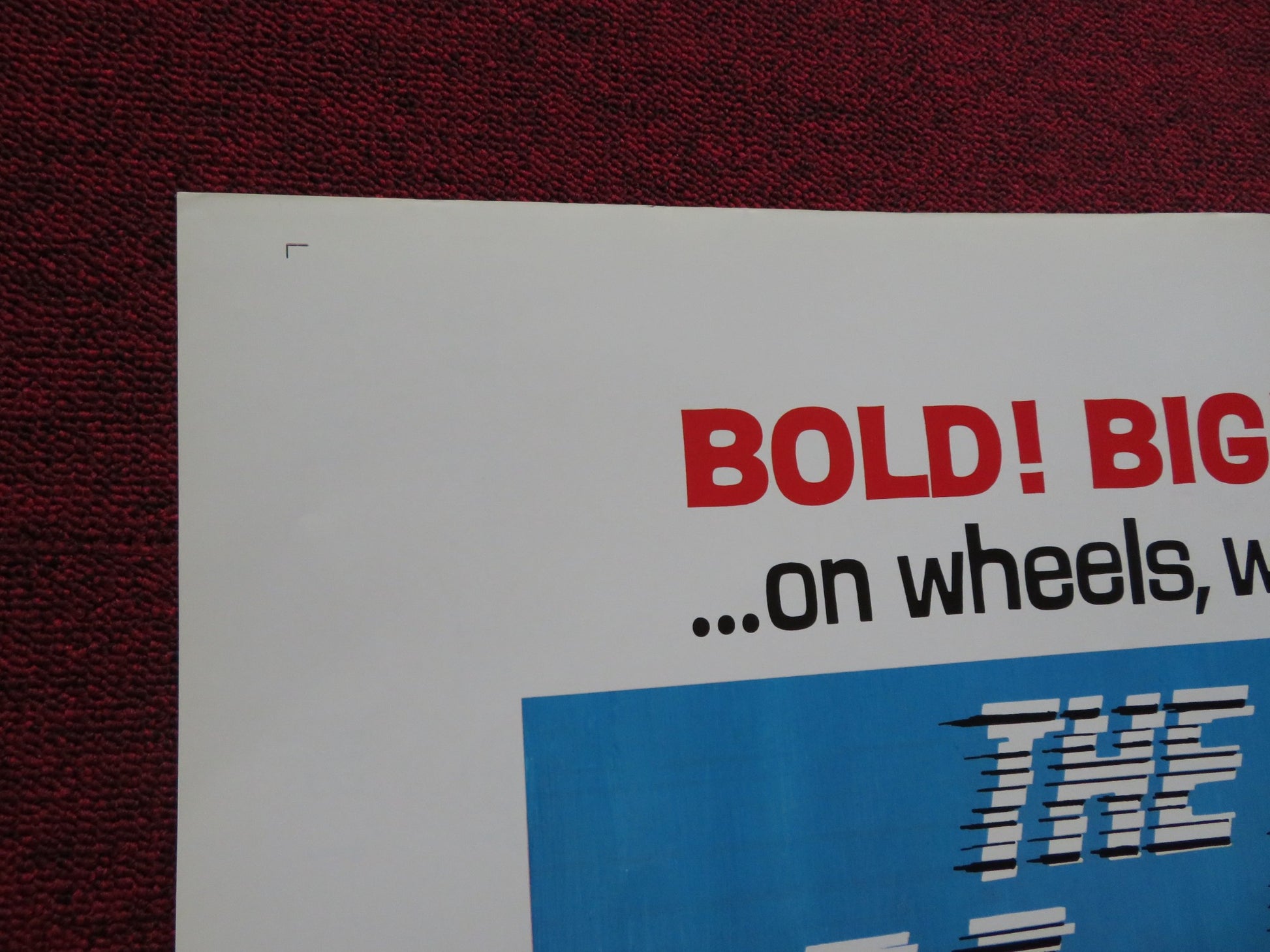 THE ROAD HUSTLERS FOLDED US ONE SHEET POSTER JIM DAVIS SCOTT BRADY 1968 - Rendezvous Cinema