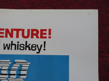 THE ROAD HUSTLERS FOLDED US ONE SHEET POSTER JIM DAVIS SCOTT BRADY 1968 - Rendezvous Cinema