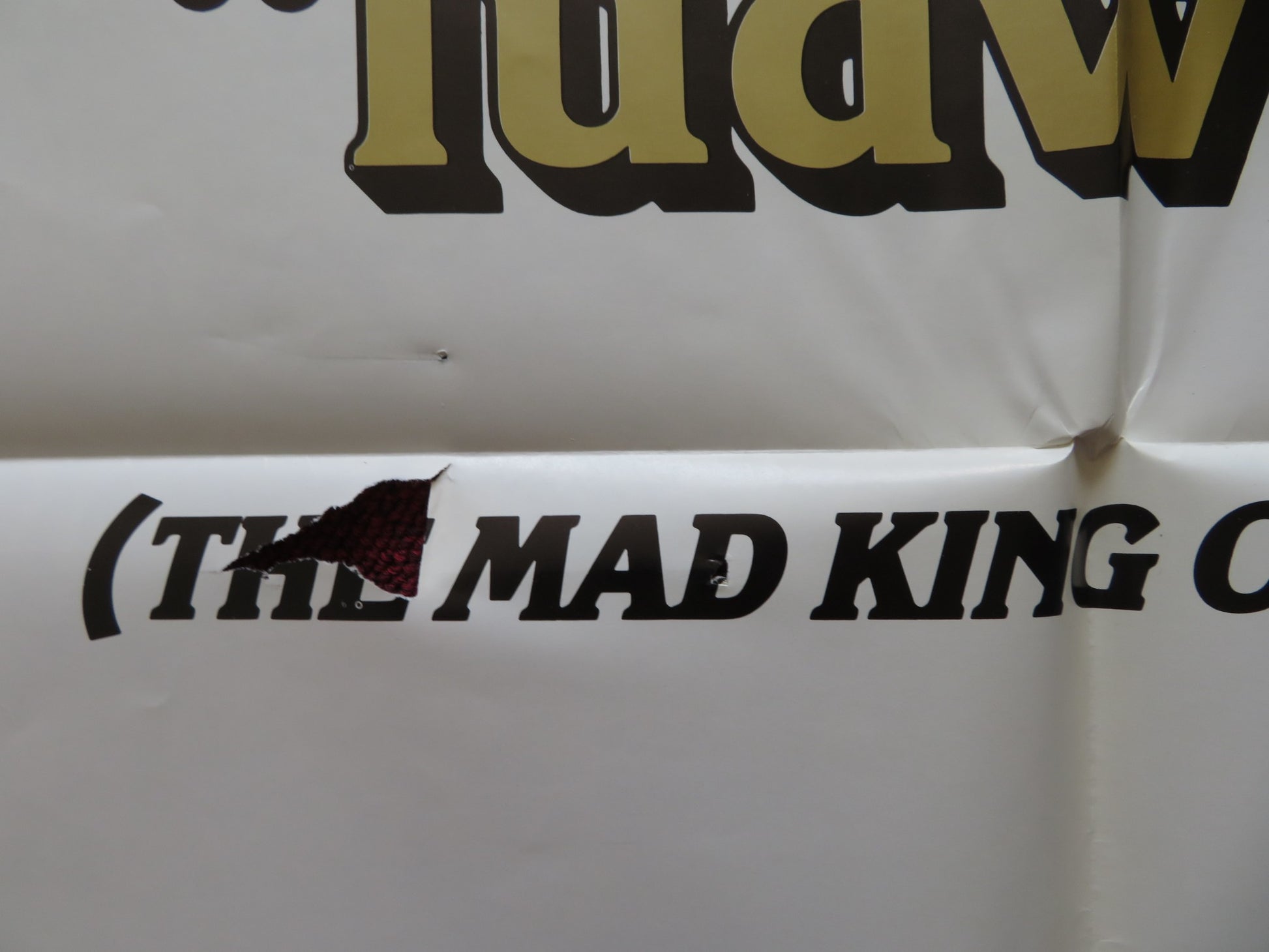 LUDWIG FOLDED US ONE SHEET POSTER HELMUT BERGER TREVOR HOWARD 1973 - Rendezvous Cinema