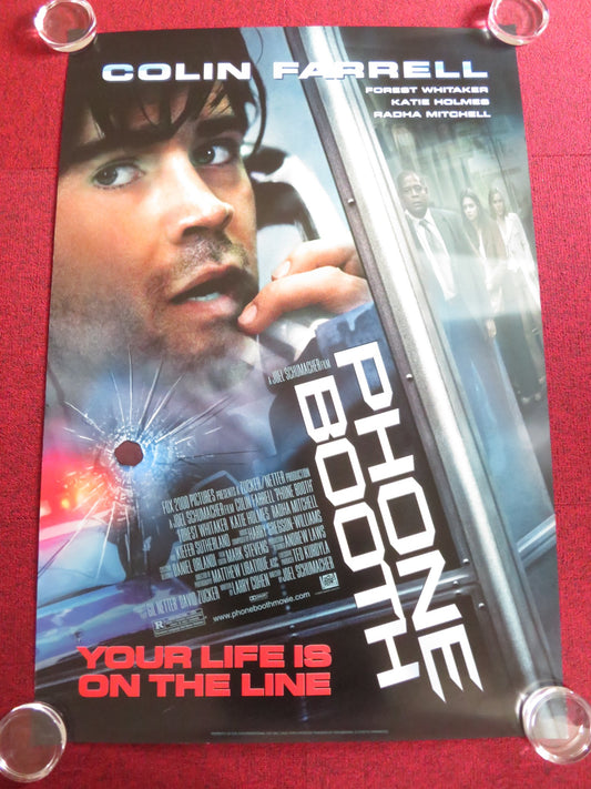PHONE BOOTH - VERSION A US ONE SHEET ROLLED POSTER COLIN FARRELL 2002