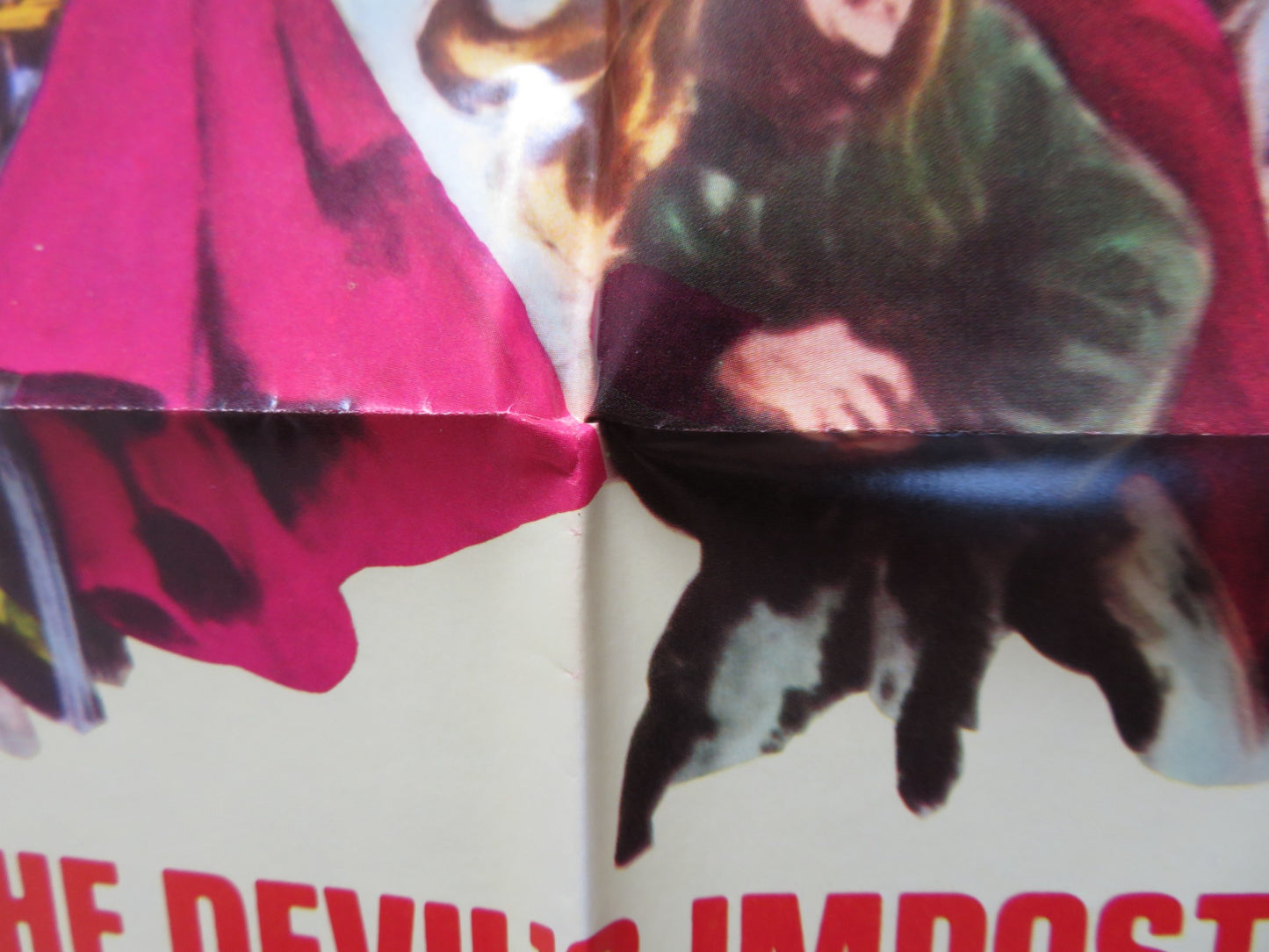 THE DEVIL'S IMPOSTER FOLDED US ONE SHEET POSTER LIV ULLMANN JEREMY KEMP 1972 - Rendezvous Cinema