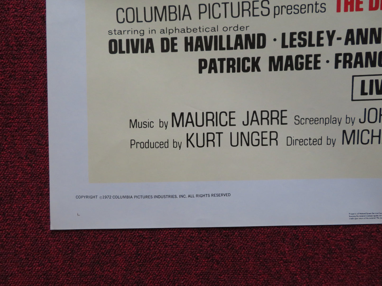 THE DEVIL'S IMPOSTER FOLDED US ONE SHEET POSTER LIV ULLMANN JEREMY KEMP 1972 - Rendezvous Cinema