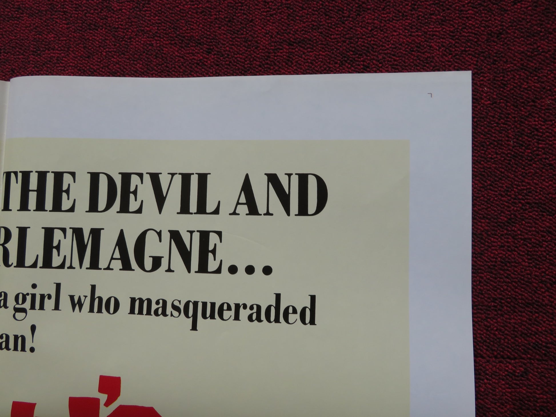 THE DEVIL'S IMPOSTER FOLDED US ONE SHEET POSTER LIV ULLMANN JEREMY KEMP 1972 - Rendezvous Cinema