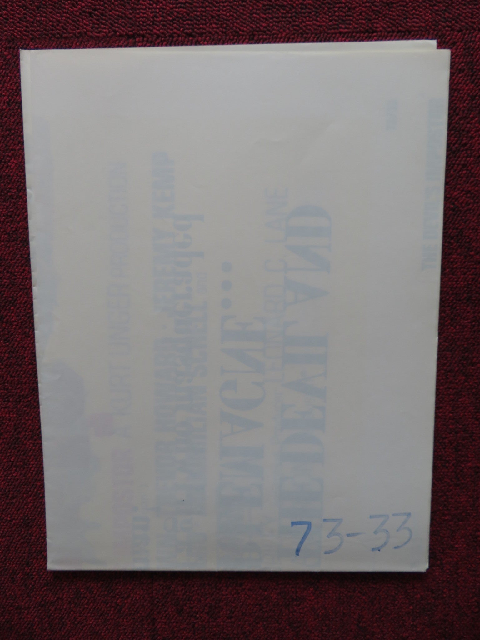 THE DEVIL'S IMPOSTER FOLDED US ONE SHEET POSTER LIV ULLMANN JEREMY KEMP 1972 - Rendezvous Cinema