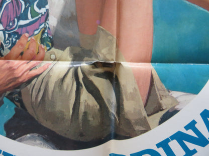 THE EXTRAORDINARY SEAMAN FOLDED US ONE SHEET POSTER DAVID NIVEN FAYE DUNAWAY '69 - Rendezvous Cinema