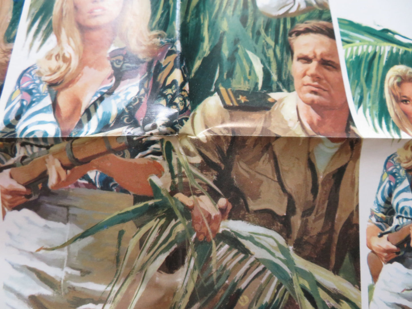 THE EXTRAORDINARY SEAMAN FOLDED US ONE SHEET POSTER DAVID NIVEN FAYE DUNAWAY '69 - Rendezvous Cinema