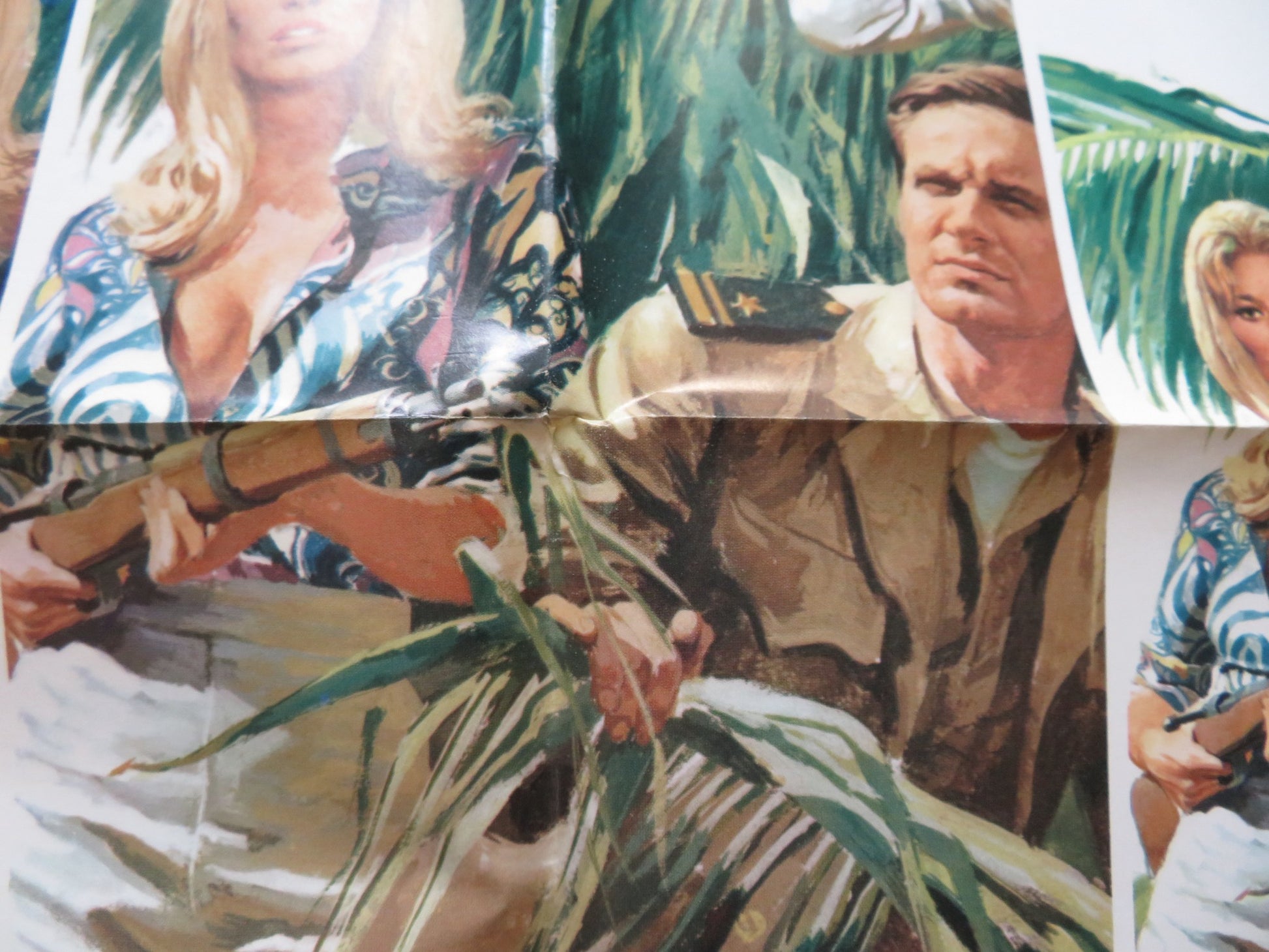 THE EXTRAORDINARY SEAMAN FOLDED US ONE SHEET POSTER DAVID NIVEN FAYE DUNAWAY '69 - Rendezvous Cinema